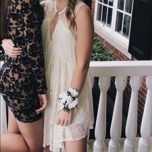 Free People Lace mini dress